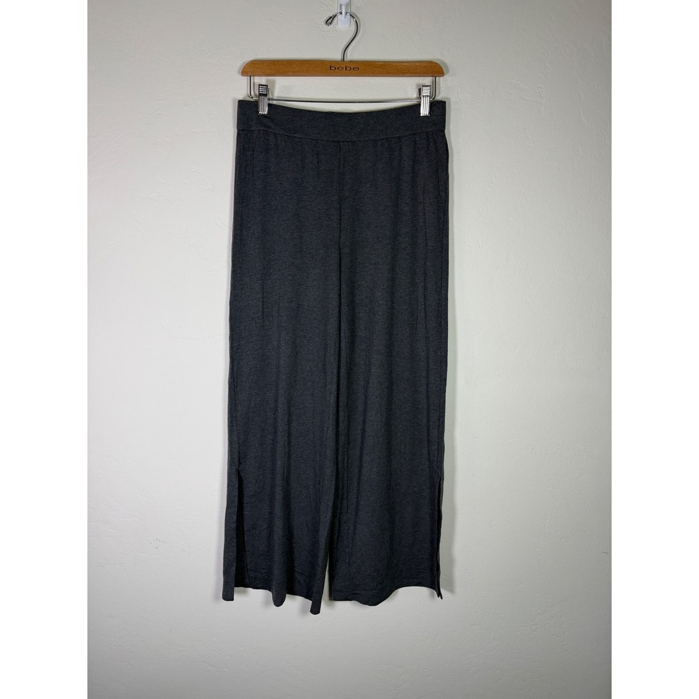 Eileen Fisher Charcoal Gray Tencel Jersey Straight Ankle Pants XS F2MIW-P4641M